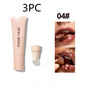 QQPretty~ 4-color Brightening Lip Balm Moisturizing Exfoliating Skin Long-Lasting Gloss